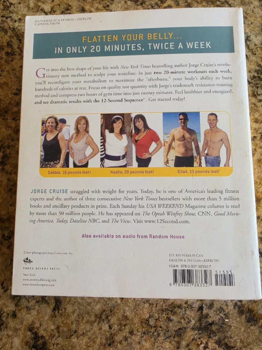 The 12 Second Sequence by Jorge Cruise - Exercise Manual Book EUC